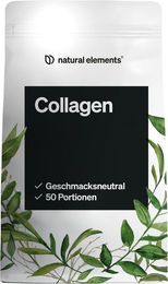 natural elements Collagen Pulver 500 g – Kollagen Hydrolysat Peptide Typ I und III aus Rind – ohne Zusatzstoffe – Bild 1 von 8