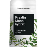 Produktbild von natural elements Creatin Monohydrat Pulver 166 Portionen