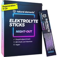 Produktbild von natural elements Elektrolyte Sticks Night-out Grapefruit mit Cholin für Sportler