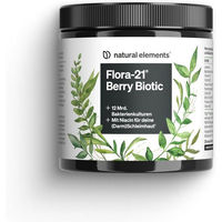 Produktbild von natural elements Flora-21 Berry Biotic Erdbeer Pulver