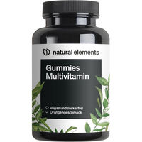 Produktbild von natural elements Haar-Vitamine Gummis – 120 Stück – vegan und zuckerfrei