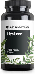 natural elements Hyaluronsäure Kapseln vegan 500 mg 90 Stück – Bild 1 von 3