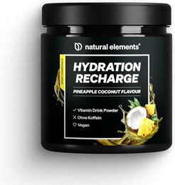 Natural Elements Hydration Recharge Pineapple Coconut Elektrolyt- und Vitaminpulver vegan zuckerfrei 320 g – Bild 1 von 9