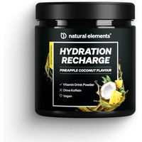 Produktbild von Natural Elements Hydration Recharge Pineapple Coconut Elektrolyt- und Vitaminpulver vegan zuckerfrei 320 g