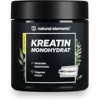 Produktbild von natural elements Kreatin Monohydrat Pulver mit Creapure