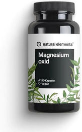natural elements Magnesium Kapseln mit 400 mg elementarem Magnesium 90 Stück – Bild 1 von 2