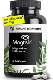 natural elements Magnesium L-Threonat Kapseln 90 Stück – Bild 1 von 2