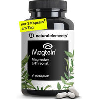 Produktbild von natural elements Magnesium L-Threonat Kapseln 90 Stück