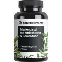 Produktbild von natural elements Mariendistel Artischocke Löwenzahn Komplex Kapseln mit pflanzlichem Ursprung 120 Kapseln