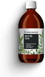 natural elements MCT-Öl C8 vegan ohne Zusatzstoffe 500 ml – Bild 1 von 3