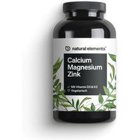 Produktbild von natural elements Mineralstoff-Komplex Calcium Magnesium Zink Tabletten