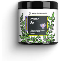 Produktbild von natural elements Power Up Mojito Energy Drink Pulver mit Koffein, B-Vitaminen, Vitamin C, L-Tyrosin, Ginkgo und Grüntee-Extrakt, vegan, zuckerfrei, 40 Portionen