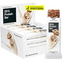 Produktbild von natural elements Proteinriegel Cookies & Cream Box