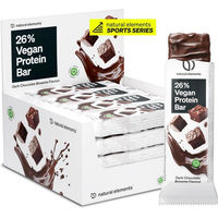 Produktbild von natural elements Proteinriegel Dark Chocolate Brownie vegan