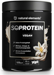 natural elements SoProtein Schokolade veganes Mehrkomponenten Proteinpulver zuckerfrei 660g – Bild 1 von 1