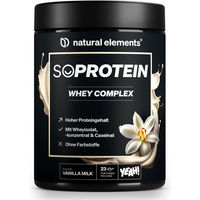 Produktbild von natural elements SoProtein Whey Complex Protein Pulver Vanille 690g