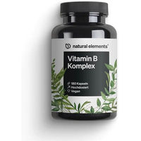 Produktbild von natural elements Vitamin B Komplex Anti-Stress-Komplex Kapseln vegan