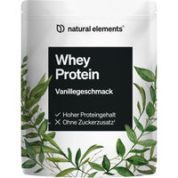 Produktbild von natural elements Whey Protein Pulver Vanille 1kg