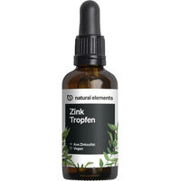 Produktbild von natural elements Zink Tropfen 100 ml mit 15 mg Zink pro Tagesdosis ohne Alkohol