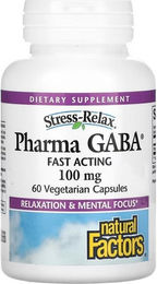 Natural Factors Stress Relax Pharma GABA vegane Kapseln – Bild 1 von 1