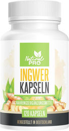 Natural Pro Ingwer Kapseln 1000 mg Tagesdosis – Bild 1 von 1