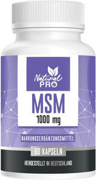 Natural PRO MSM 1000 mg hochdosiert Kapseln – Bild 1 von 2