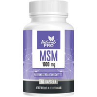 Produktbild von Natural PRO MSM 1000 mg hochdosiert Kapseln