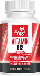 Natural Pro Vitamin B12 500 µg hochdosiert Kapseln – Bild 1 von 3