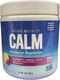 Natural Vitality Natural Calm Magnesium Pulver Raspberry Lemon 226g – Bild 1 von 2