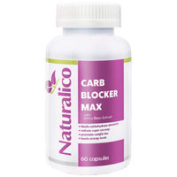 Produktbild von Naturalico Carb Blocker Max Kapseln ohne Zusatzstoffe 60 Stück