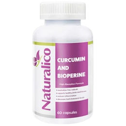 Naturalico Curcumin mit Piperin Kapseln ohne Zusatzstoffe – Bild 1 von 1