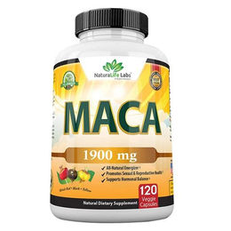 NaturaLife Labs Maca Root Bio Kapseln 1900 mg 120 Stück – Bild 1 von 3