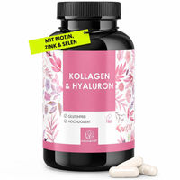 Produktbild von Naturalkraft Beauty-Kollagen-Kombi mit Hyaluronsäure, Biotin, Zink und Vitamin C – 180 Kapseln für Erwachsene