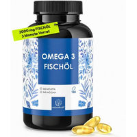 Produktbild von Naturalkraft Omega 3 Fischöl 2000 mg hochdosiert 180 Kapseln