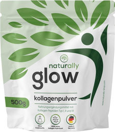 naturally glow Kollagen Pulver Typ I, II & III 500g laktosefrei und ohne Zusatzstoffe – Bild 1 von 4