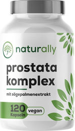 naturally Prostata Komplex Kräuter-Komplex Kapseln vegan ohne Zusatzstoffe 120 Stück – Bild 1 von 4