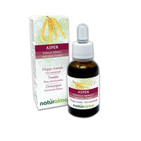 Produktbild von Naturalma Aspen Populus tremula Bachblüten Tropfen 30 ml vegan ohne Zusatzstoffe