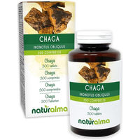 Produktbild von Naturalma Chaga Inonotus obliquus Tabletten vegan ohne Zusatzstoffe