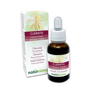 Produktbild von Naturalma Clematis Weiße Waldrebe Bach-Blüten Tropfen 30 ml Alkoholfreier Flüssigextrakt Vegan