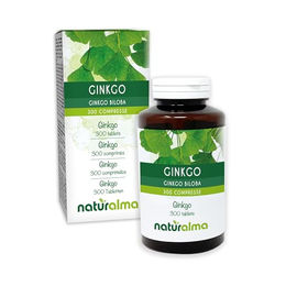 Naturalma Ginkgo biloba Tabletten vegan ohne Zusatzstoffe 300 Stück – Bild 1 von 2
