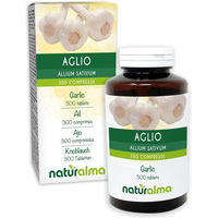 Produktbild von Naturalma Knoblauch Allium sativum Tabletten vegan ohne Zusatzstoffe