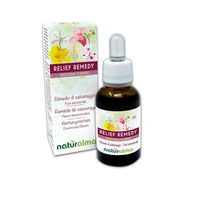 Produktbild von Naturalma Relief Remedy Bach-Blüten Tropfen mit Kräuter-Komplex 30 ml vegan ohne Zusatzstoffe
