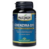 Produktbild von Naturando Coenzym Q10 Ubiquinon 100 mg Vegan 100 Kapseln