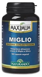 Naturando Maximum Miglio Kieselerde Kapseln vegan glutenfrei 100 Stück – Bild 1 von 1