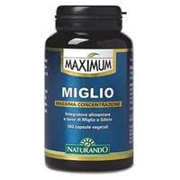 Produktbild von Naturando Maximum Miglio Kieselerde Kapseln vegan glutenfrei 100 Stück