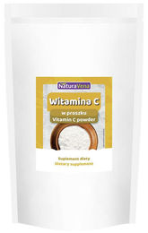 NATURAVENA Vitamin C Pulver mit Ascorbinsäure 500 g vegan und zuckerfrei für Erwachsene – Bild 1 von 1