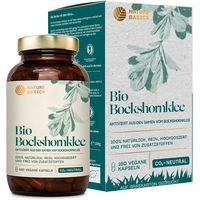Produktbild von NATURE BASICS Bio Bockshornklee Kapseln Vegan Aktiviert 180 Stück