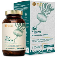 Produktbild von NATURE BASICS Bio Maca mit Bio Acerola Extrakt Kapseln vegan 180 Stück