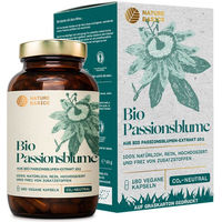 Produktbild von NATURE BASICS Bio Passionsblume Extrakt 10:1 Kapseln vegan 180 Stück