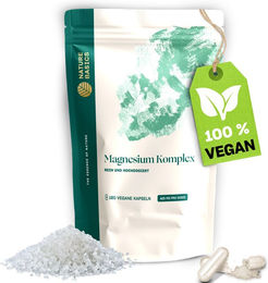 NATURE BASICS Magnesium Oxid Kapseln Vegan 180 Stück – Bild 1 von 3